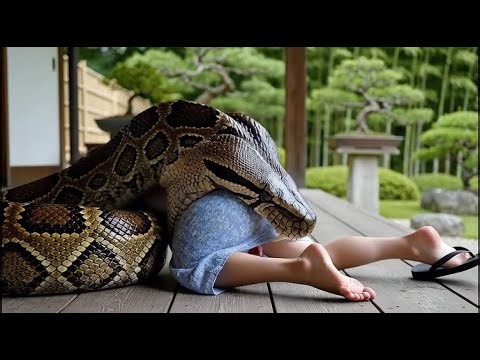 MIRACLE RESCUE: Giant Python Swallows Pregnant Woman in Japan