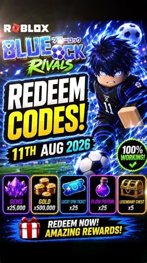 Blue Lock Rivals Codes UPDTED | Blue Lock Rivals Redeem Codes