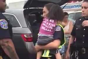 VIDEO: Bergen County Sheriff’s officers rescue girl, 2, left in hot car in Hackensack Costco lot