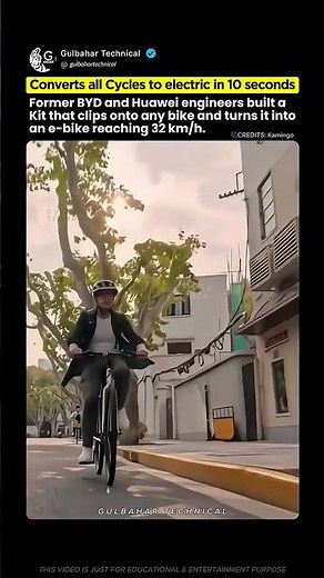 Turns Any Cycle Electric in 10 Seconds! ⚡🚴