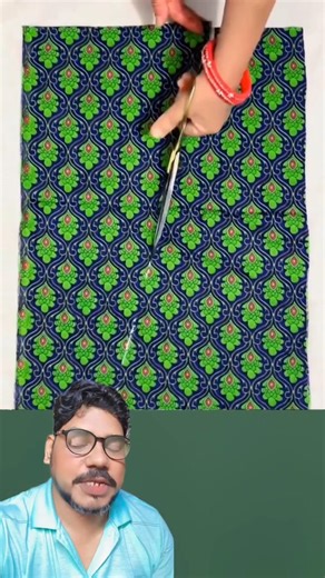 kam kapdon mein trouser pant ki aasani se cutting karna sikho ✂️👌#stitchtricks #trouser #pantcutting