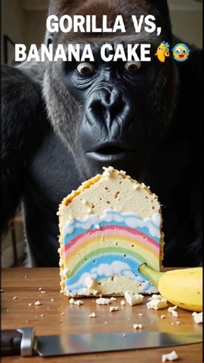 Gorilla vs. Banana Cake: The Ultimate Transformation