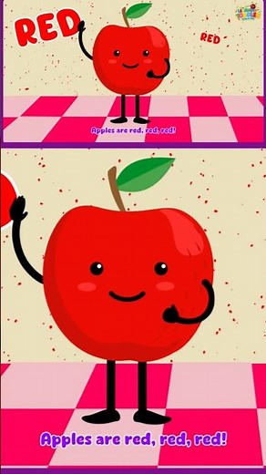 The Color RED Song | Songs For KIDS | Best Toddler Learning Songs