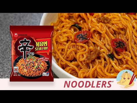 Nongshim Shin Ramen - Stir-Fry Spicy Noodles 🔥