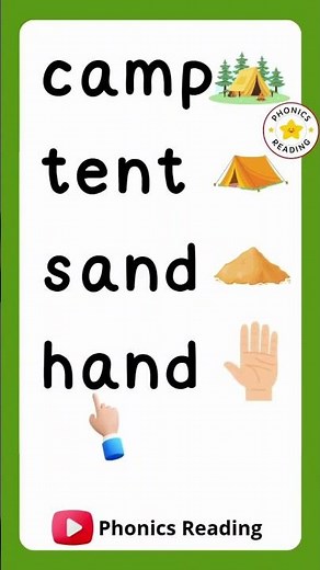 CVC Word Reading Practice with Phonics #phonics