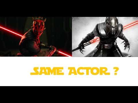 Two Sith Apprentices. One Actor.