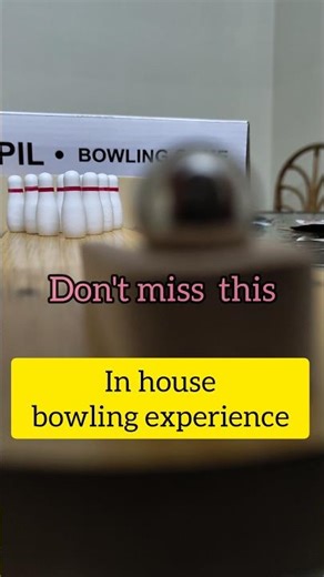 Don’t Miss This! Mini Table Bowling Challenge 😍 | Crazy Fun Sitting Game #fun #family #bowlingclub