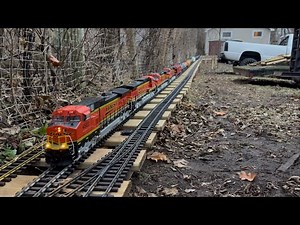 G scale tanker train with DPU’S!