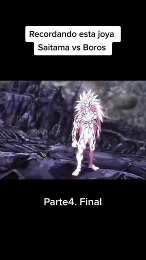 Saitama vs Boros Pt4 Final #anime #viral #animeviral #onepunchman #saitama #animetiktok #boros