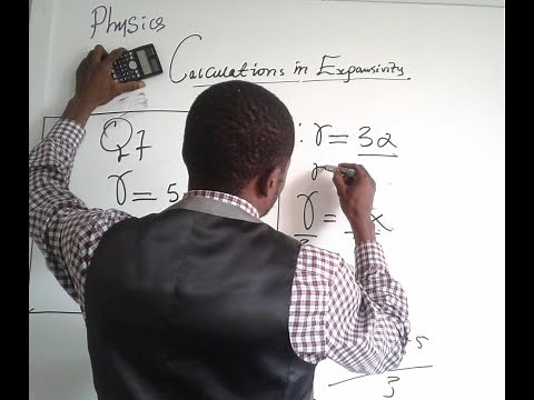 Calculations in Expansivity(Thermal Expansion):Linear,Area & Volume Expansivity