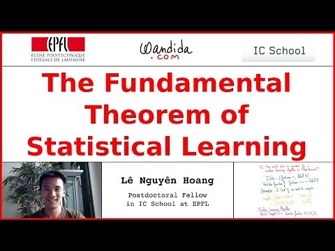 The Fundamental Theorem of Statistical Learning | Lê Nguyên Hoang