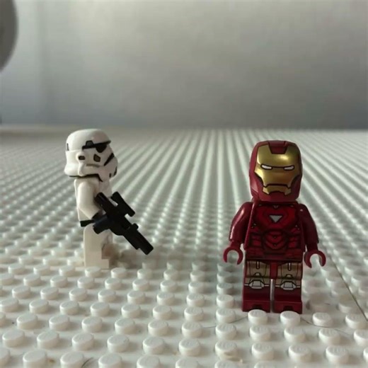 IRON MAN VS STORMTROOPER #lego #funny #legoanimation #legostopmotion #legostarwars #ironman