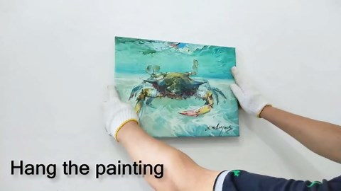 JZLDZS Ocean Canvas Wall Art Nautical Bathroom Decor Fish Stingray Manta Ray Picture Artwork for Living Room Bedroom Kitchen Nursery, 12x16 Inch Blue Teal Beach Decorations Framed Ready to Hang