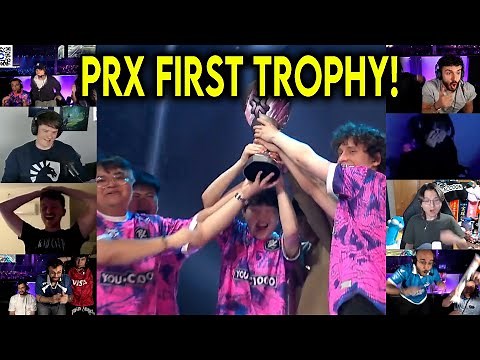Valorant Streamers Reacts To PRX Win Their First Trophy After Beating Fnatic In Masters Toronto