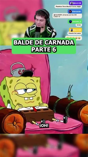 Mejor unos tacos, jaja, se pasa Bob Esponja 🌮😂 #BobEsponja #BaldeDeCarnada #HumorAnimado #Nickelodeon #SeriesAnimadas #Parte6