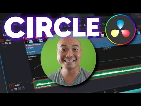 Davinci Resolve Circle Crop Webcam For Beginners! (Davinci Resolve Circle Mask)