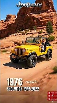 Jeep SUV Evolution (1941-2022) | From 1941 Willys MB to Modern Grand Cherokee! ShiftEvo