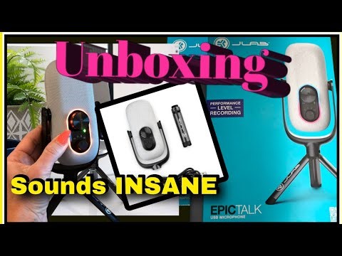 JLab Epic Talk Microphone • White | $130 USB Microphone Sounds WAY More Expensive (JLab Epic Talk)