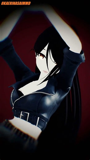 [MMD/SelfModel] TIKI TIKI (SLOWED) #SHORTS