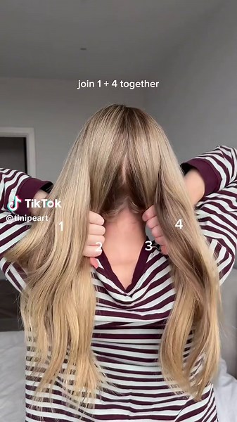 this braid hack step by step 🫶 #hairhacks #plaits #braidhacks #easyhairstyles