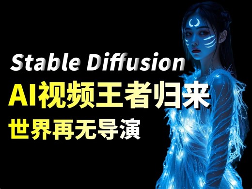 世界再无导演？！【Stablediffusion王炸！AI视频天花板】SD随心掌控视频生成！人人可做影视大片 SD教程AI绘画AIGC 数字人AI短视频电影