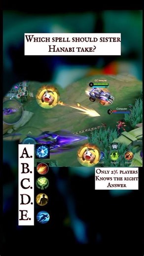 MLBB QUIZ | SAVE HANABI | Test your IQ #mobilelegends