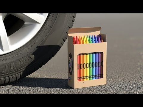 “Ultimate ASMR Car Tire Crushing Compilation 🍉🚗 | 20 Satisfying Objects”
