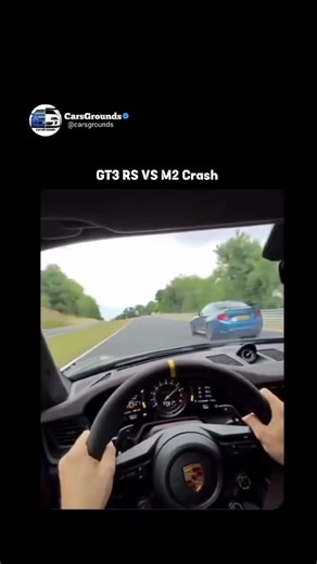 Cars Grounds on Instagram: "GT3 RS VS M2 Crash Two machines. One track. Zero margin. A GT3 RS striving for optimal performance. An M2 contending for position. At the Nürburgring, speed offers no quarter for indecision. A single miscalculation, an incorrect trajectory — and the circuit is compromised. Carbon interfaces with steel. Momentum confronts reality. The ‘Ring falls silent. #GT3RS #BMWM2 #Nurburgring #Track"