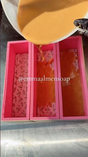 Making Honey Soap with NEW Molds & Mats 🐝 #soapmaking #soap #handmadesoap #soapmaker #soaps #cpsoap