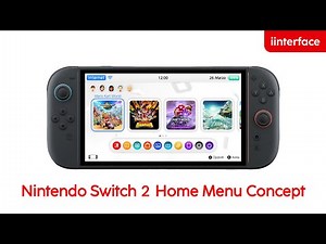 Nintendo Switch 2 - Home Menu (Concept) Music from: Jace Bray on YT