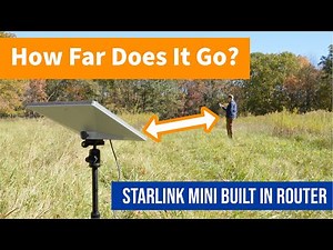 Starlink Mini Built-In Router Distance? How Far Does It Work?!
