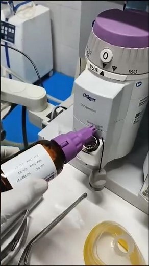 How To Fill The Isoflurane Gass in Anesthesia Machine #foryou #shortvideo