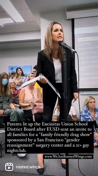 Mother confronts school board for advertising "family friendly" drag show for students in viral video | Young Americans for Liberty