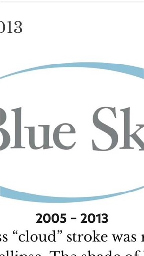 Logo evolution: episode 56: Blue Sky