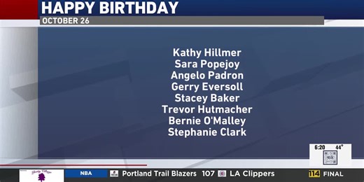 October 26 & 27 birthdays