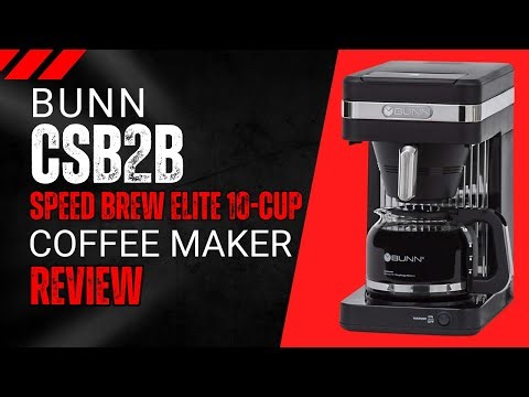 BUNN CSB2B Speed Brew Elite 10-Cup Coffee Maker Review