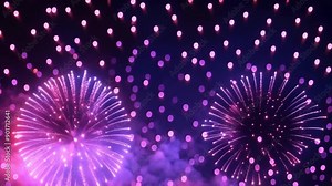 1. Experience the breathtaking sight of vibrant and stunning real fireworks. Immerse yourself in the complete experience with high-definition 4K quality.