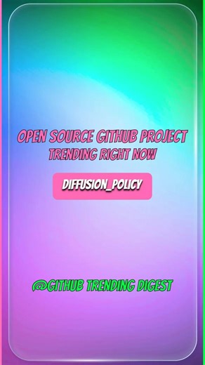 diffusion_policy - GitHub Trending Today