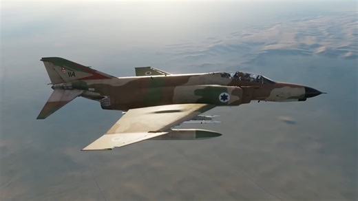 Watch Israel’s F-4 use 35,000+ lbs thrust to blast an enemy helicopter