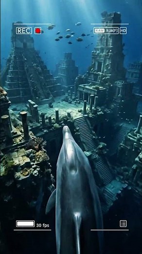 Animal GoCam: Dolphin Finds a Lost Underwater City