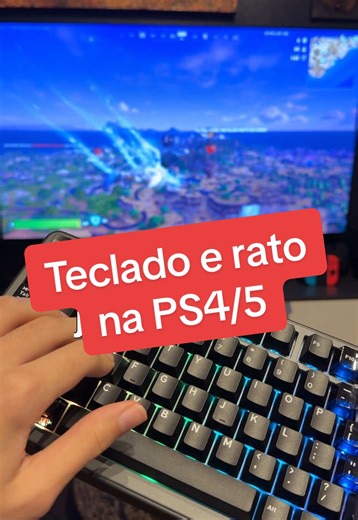 Mouse e teclado na PS4 e PS5! #pcgaming #ps5 #ps4