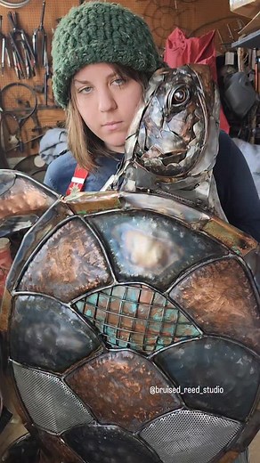 9.5K views · 4.1K reactions | The sea turtle  | Bruised Reed Studio | Facebook