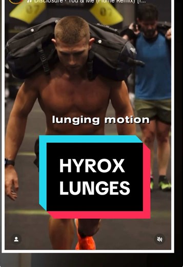 Consejos para las lunges con sandbag en HYROX
