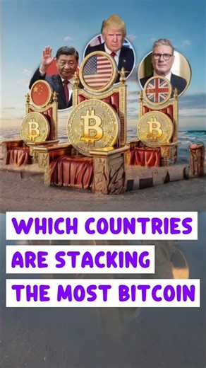 Which Countries Are Stacking The Most BitCoin #shorts