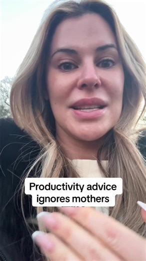 If your business advice doesn’t account for breastfeeding, school runs, and mental load then it’s not realistic for modern mothers. @ali_tate_cutler on IG 💜 #diaryofaceo #stevenbartlett #motherhood #womeninbusiness #mother