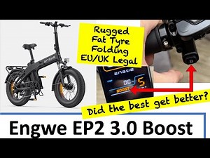 Perfect all-rounder On and Off Road folding eBike - Engwe EP2 3.0 Boost