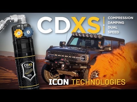 Take control with precision: ICON CDXS Adjustable Shocks & Coilovers