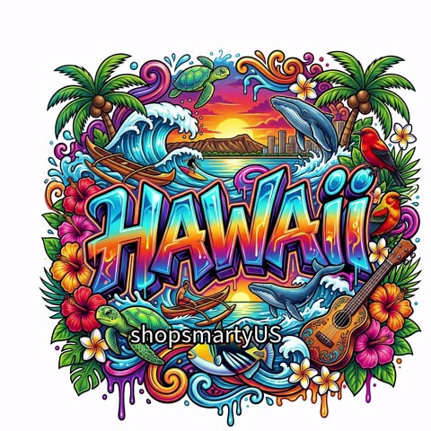 Hawaii State PNG Bundle, Vibrant Graphics for Sublimation Designs (digital Download) - Etsy