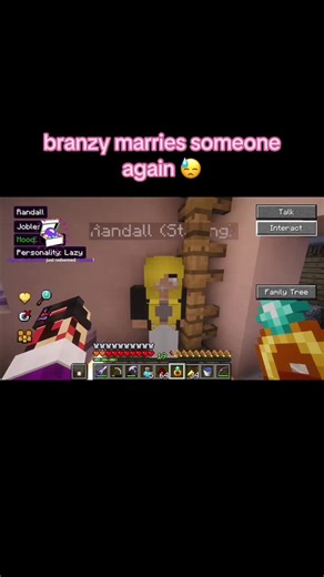 branzycraft marries someone (not clickbait trust) #minecraft #branzy #minecraftclip #branzycraft #fyp
