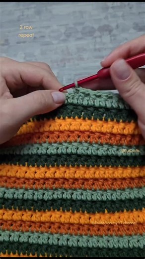 GuTCrafts on Instagram: "2 Row Repeat FPSC Stitch Relief Crochet Pattern | Crochet Stitches | Crochet Blanket"